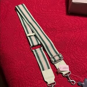 Universal Thread Striped Bag Strap - Green, Pink, White